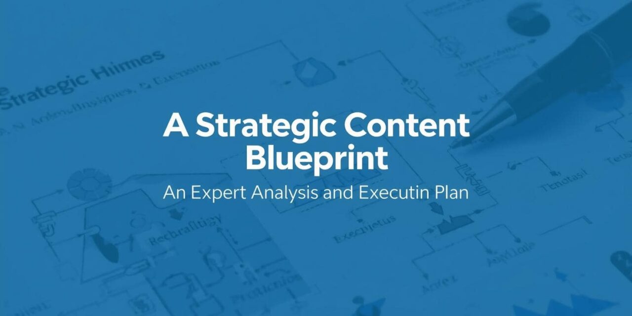 Strategic Content Blueprint for The Broker Times: An Expert Analysis and Execution Guide