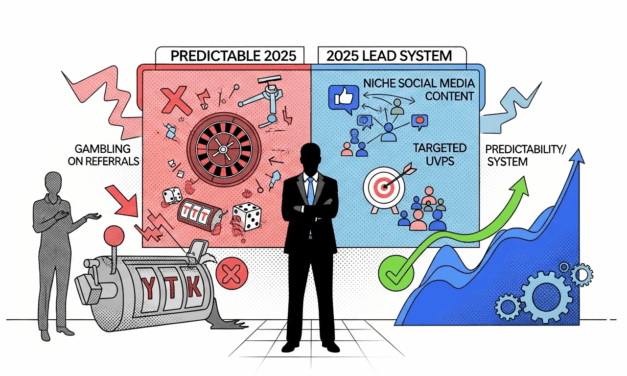 Stop Gambling on Referrals: Building a Predictable 2025 Lead System with Niche Social Media Content and Targeted UVPs