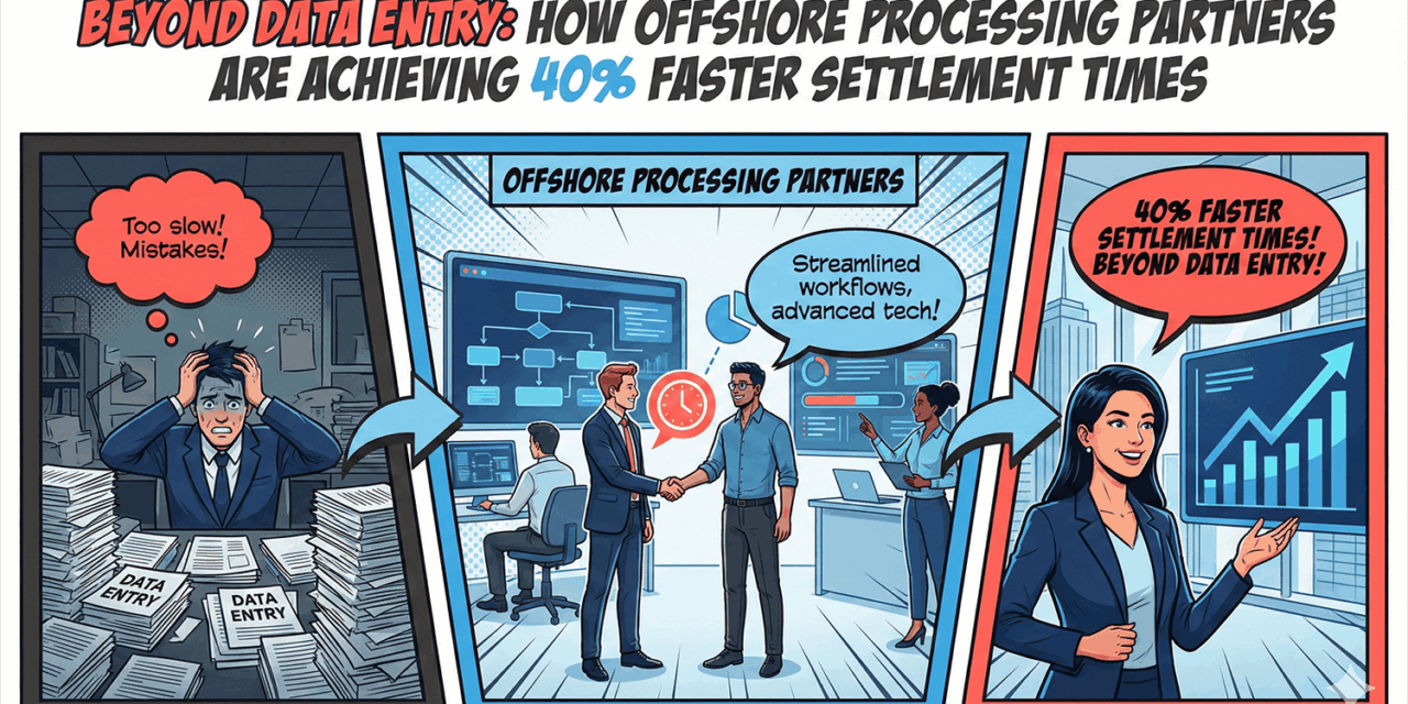 Beyond Data Entry How Offshore Processing Partners are Achieving 40% Faster Settlement Times