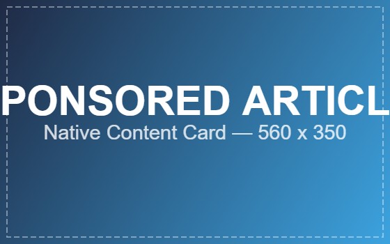 Sponsored Article Mockup