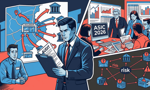 The Asset Finance Contagion Auditing Dealership Referral Partners Amid ASIC’s 2026 Motor Vehicle Lending Crackdown