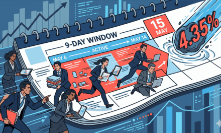 After the Hike: Brokers’ 9-Day Window Before 4.35% Lands on 15 May
