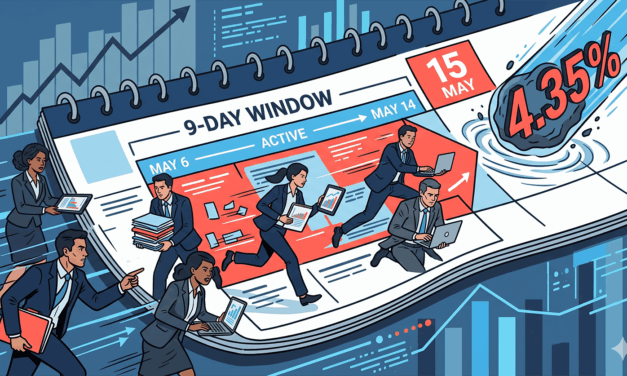 After the Hike: Brokers’ 9-Day Window Before 4.35% Lands on 15 May