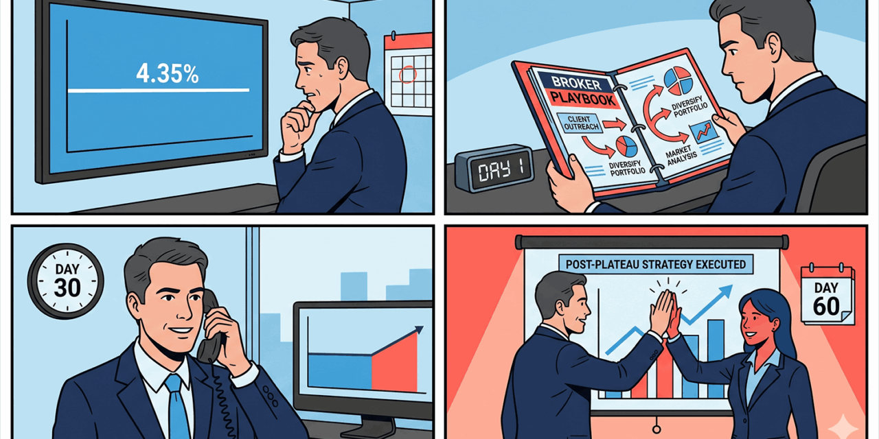 The 4.35% Plateau: Your Post-Hold Broker Playbook for the Next 60 Days