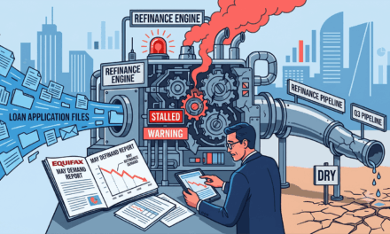 The Refinance Engine Just Stalled: Reading Equifax’s May Demand Slump Before Your Q3 Pipeline Dries Up