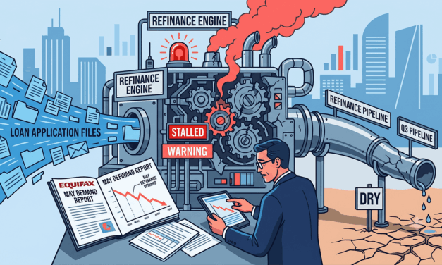 The Refinance Engine Just Stalled: Reading Equifax’s May Demand Slump Before Your Q3 Pipeline Dries Up