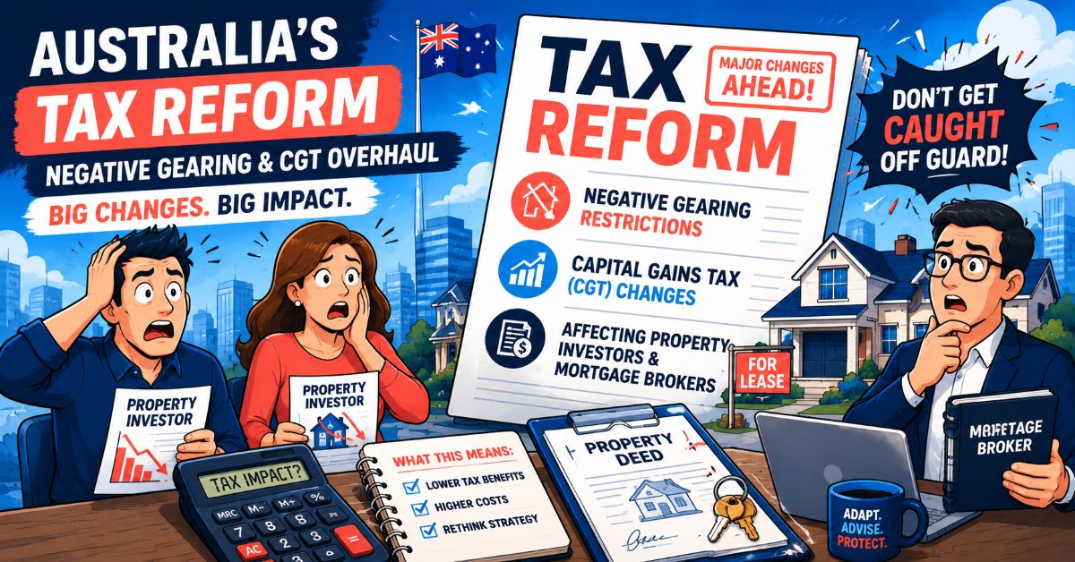 Negative Gearing and CGT Overhaul What Every Mortgage Broker Needs to Know Now