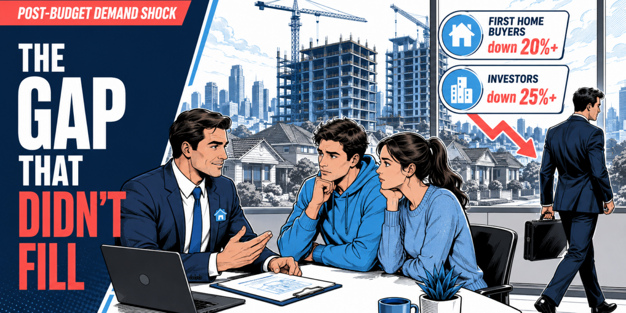 The Gap That Didn’t Fill: What the Post-Budget FHB and Investor Pullback Means for Your Pipeline