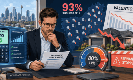 93% of Capital City Suburbs Fell Through Winter. The Refinance That Dies Now Dies on the Valuation, Not the Calculator