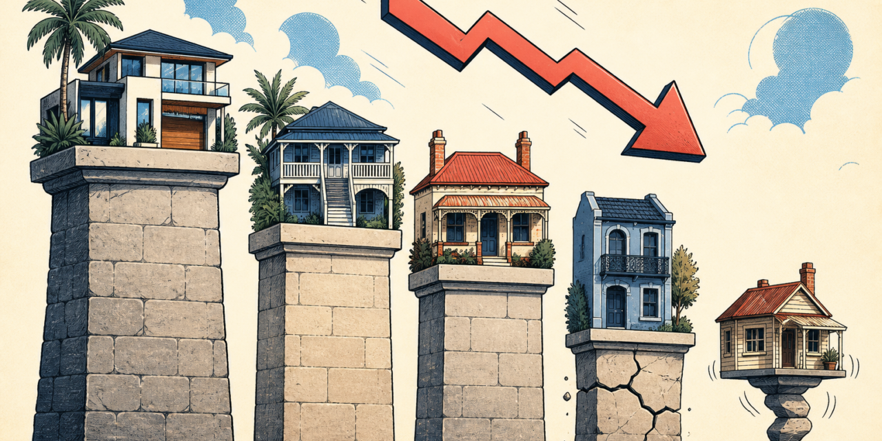 A 20% Fall in Perth Lands in April 2025. The Same Fall in Melbourne Wipes Five Years