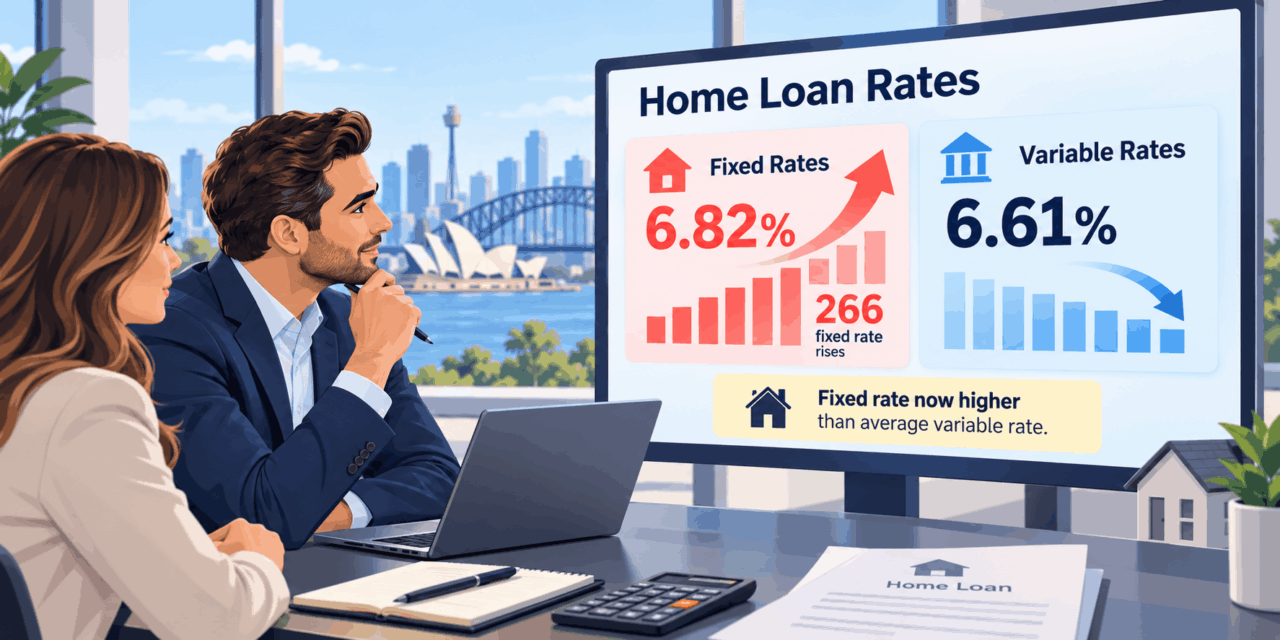 266 Fixed Rates Rose in a Week While Two Lenders Cut Variables. CBA’s Two-Year Now Sits Above the Average Variable Rate