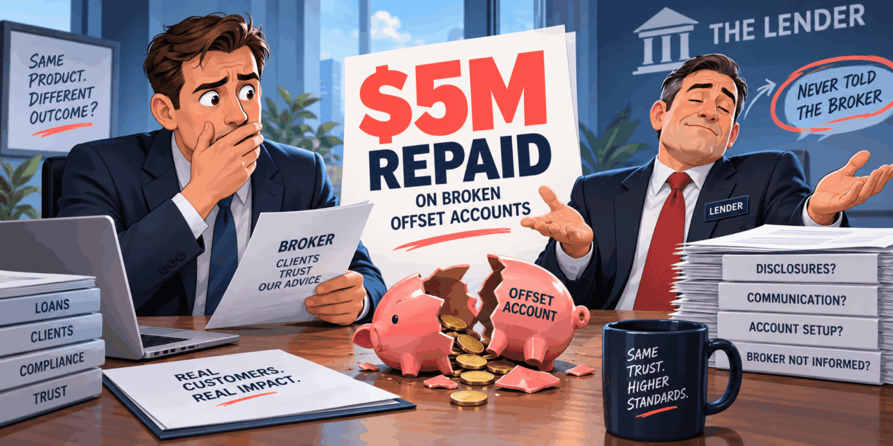 $55m Repaid on Broken Offset Accounts. In One ASIC Case Study the Lender Never Told the Broker