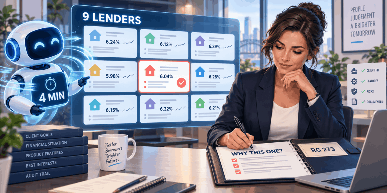 AI Now Pulls Escalated Pricing From Up to Nine Lenders in Minutes. RG 273 Still Asks You to Show Why You Picked One