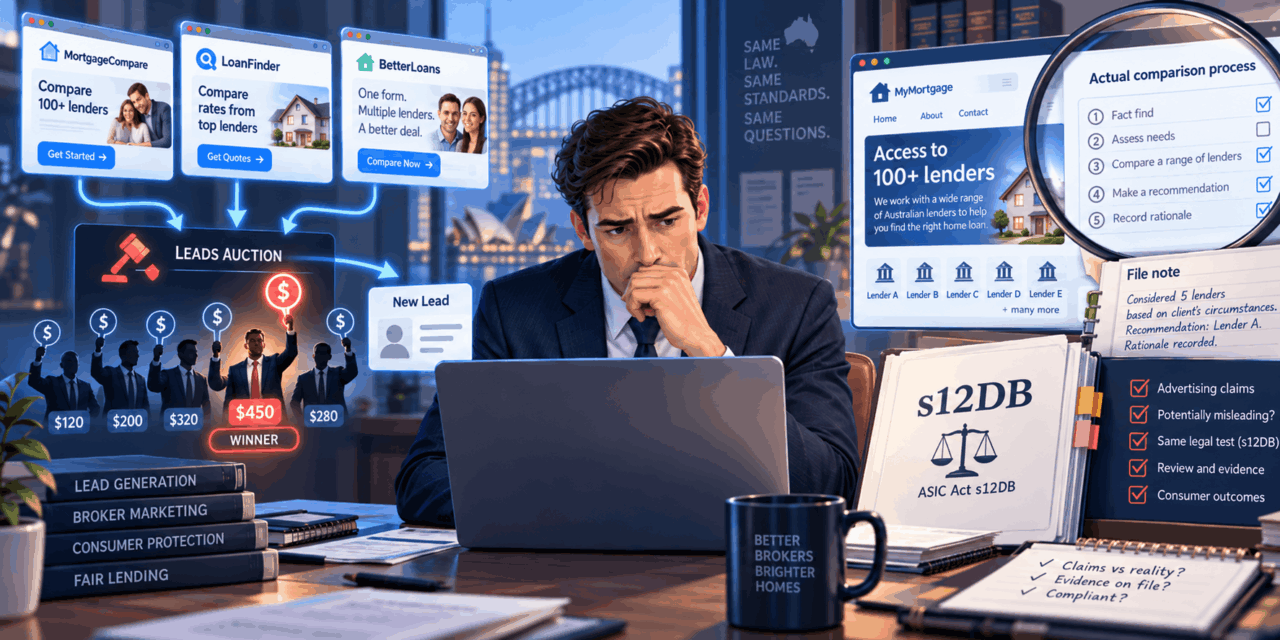 ASIC Alleges Up to 70 Comparison Sites Sold Leads to the Highest Bidding Broker. Your Own Panel Claim Sits Under the Same Section
