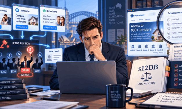 ASIC Alleges Up to 70 Comparison Sites Sold Leads to the Highest Bidding Broker. Your Own Panel Claim Sits Under the Same Section
