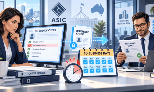ASIC Flagged Missed Reference Checks on the Advice Side. The Same Instrument Binds Your Credit Licence — and Gives Your Competitor 10 Business Days