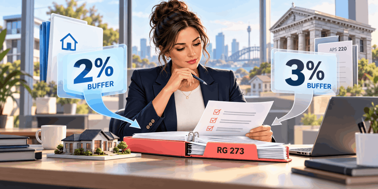 Connective’s New White Label Assesses at a 2% Buffer. APS 220 Holds the Banks to 3% — and RG 273 Puts the Difference on Your File