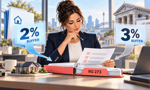 Connective’s New White Label Assesses at a 2% Buffer. APS 220 Holds the Banks to 3% — and RG 273 Puts the Difference on Your File