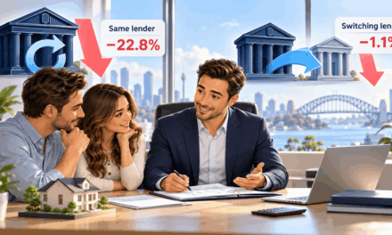 Refinancing With the Same Lender Fell 22.8%. Switching Lenders Fell 1.1%. In May the Gap Between Them Was Under Three Points