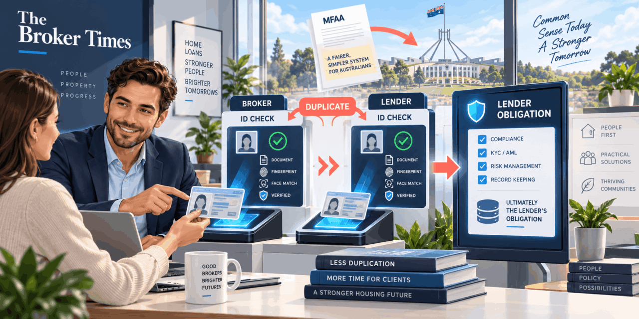The MFAA Has Asked Canberra to End Duplicate ID Checks. Until It Does, the Check You’re Doing Is the Lender’s Obligation, Not Yours