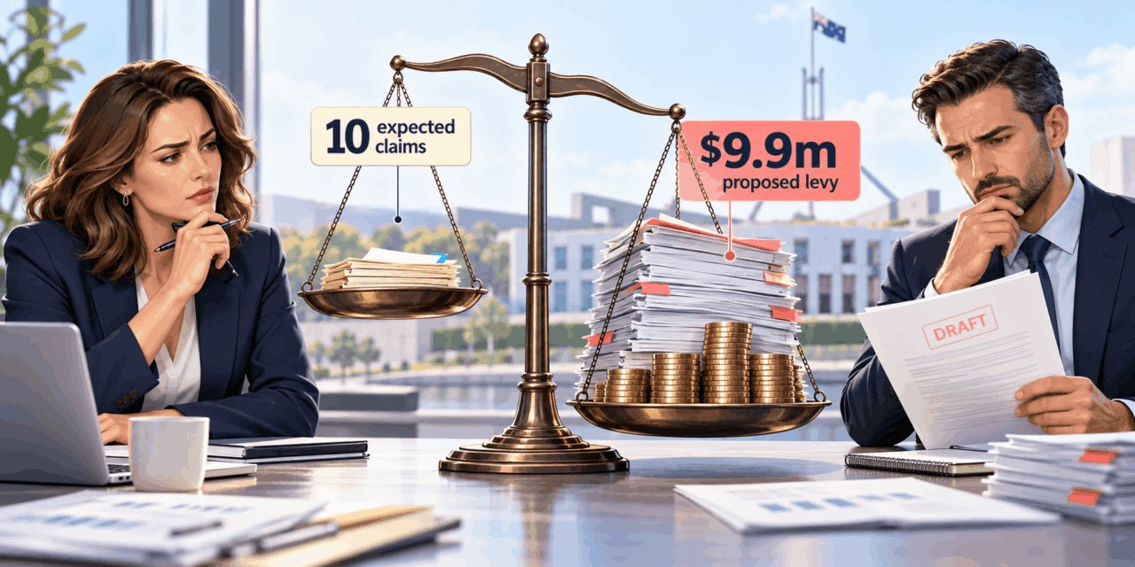 The Scheme’s Own Actuary Expects 10 Claims Against Credit Intermediaries. Treasury’s Draft Has the Sub-Sector Paying $9.9m