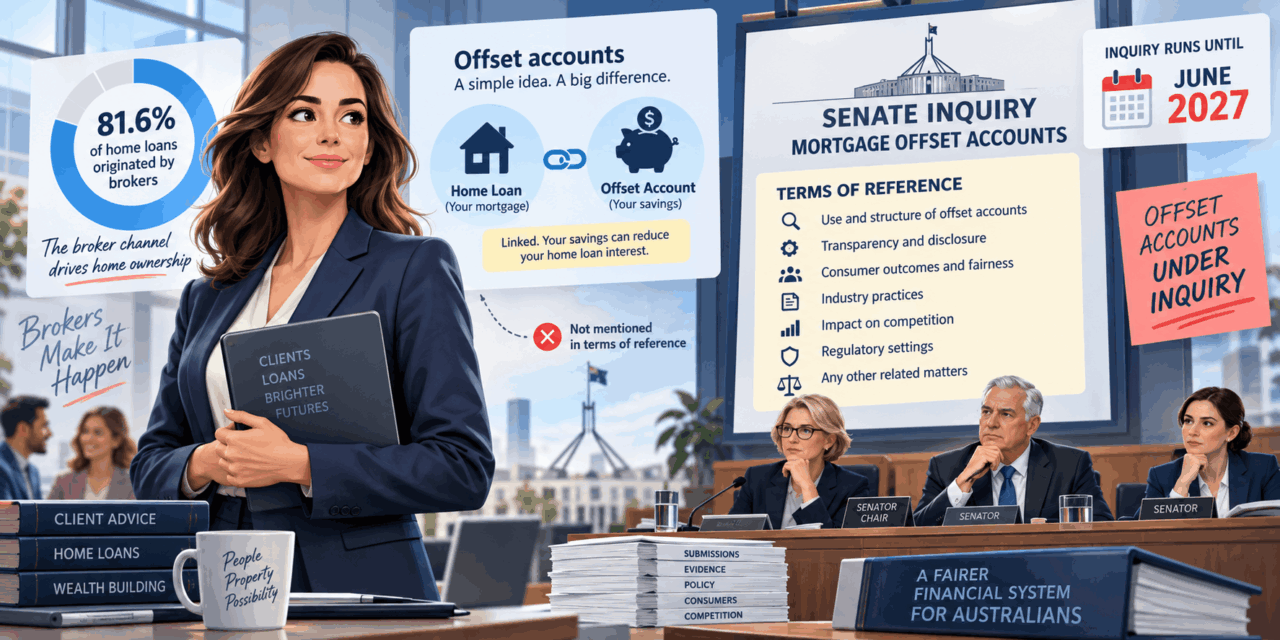 The Senate Put Offset Accounts Under Inquiry Until June 2027. The Terms of Reference Never Mention the Channel Writing 81.6% of Loans