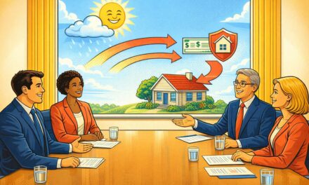 Nine Mutual Banks Modelled Climate Risk. The Risk They Found Was Borrower Income — and the Insurance Line on Your Files