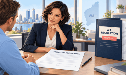 The MFAA Has Asked WA to Let Brokers Witness Statutory Declarations. The Act Lets a Regulation Make That Change, Not a Bill